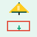 A yellow opening bell rings left then right with sound bursts; below, a green candle breaks out above the red range box.
