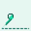 An upward-right teal arrow accelerating across a chart baseline with a lengthening motion-blur trail.